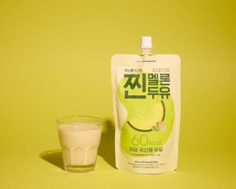 양구몰,찐피스타치오멜론두유 국산콩저당두유 다이어트 식사대용 190ml*14입